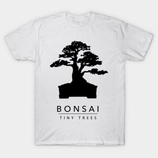 Bonsai - Tiny Trees (Black) T-Shirt